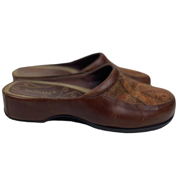 Matisse Women’s Brown Leather Mules - Picture 4 of 8